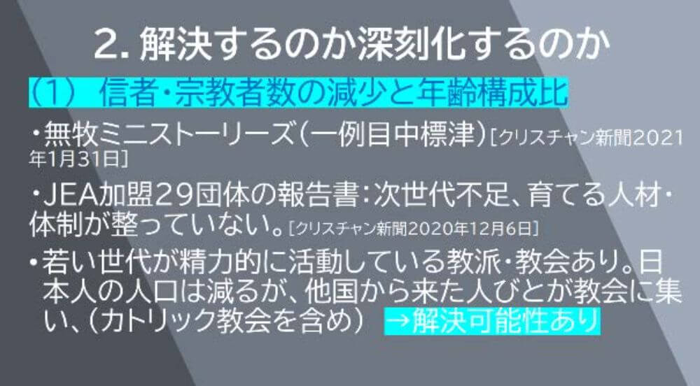 解決するのか深刻化するのか